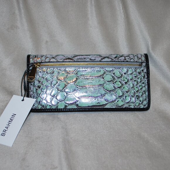 NWT Brahmin Small Caroline & Ady Wallet in Mulberry Potion - Picture 10 of 11